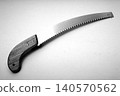 A realistic image of a Hand Pruning Saw isolated on a white background 140570562