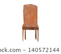 Watercolor-style hand-drawn illustration of a wooden chair 140572144