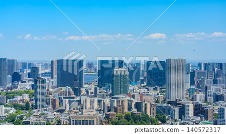Urban landscape around Takanawa Gateway, Tokyo Urban landscape around Takanawa Gateway, Tokyo 140572317