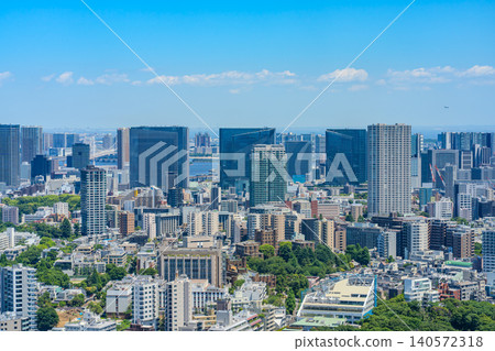 Urban landscape around Takanawa Gateway Station, Tokyo Urban landscape around Takanawa Gateway Station, Tokyo 140572318