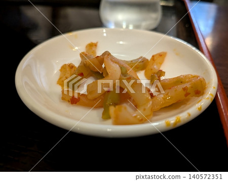 Pickled mustard greens 140572351