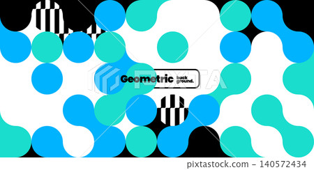 Simple layout with abstract geometric shapes. Simple layout with abstract geometric shapes. 140572434