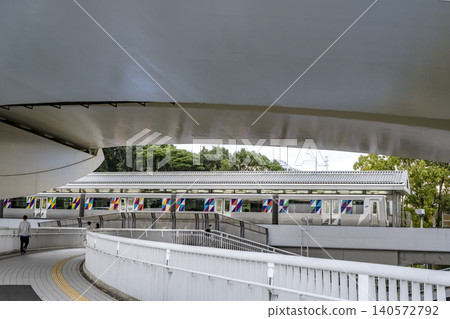 Urban scenery of Kanazawa Ward, Yokohama City, Kanagawa Prefecture: Torihama Station and the Seaside Line Urban scenery of Kanazawa Ward, Yokohama City, Kanagawa Prefecture: Torihama Station and the Seaside Line 140572792