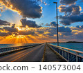 Sunset over the sea 140573004