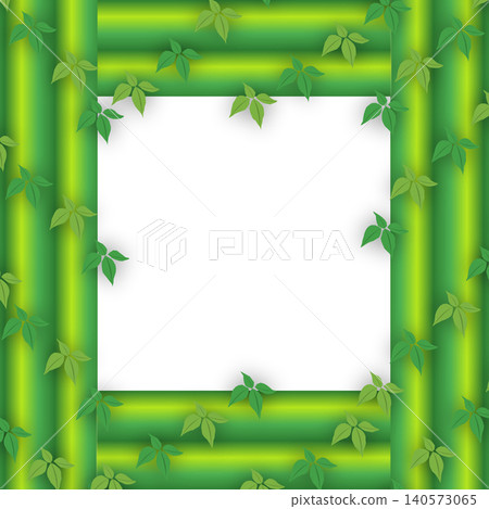 Bamboo frame (transparent inside the frame) Bamboo frame (transparent inside the frame) 140573065
