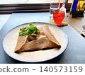 A fancy galette I had for lunch. 140573159