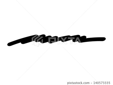 Simple handwritten lines with a marker. 140573335