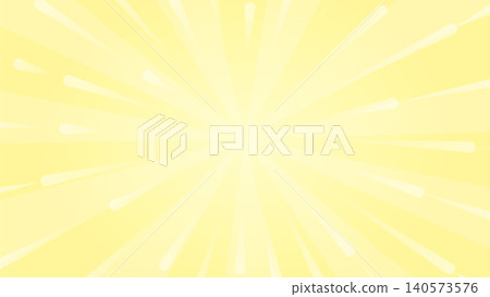 Pastel yellow sunburst background, landscape orientation (16:9 aspect ratio). 140573576