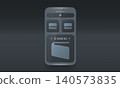 Gray Digital Wallet Finance Dashboard Mobile UI Template 140573835