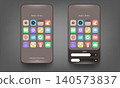 Mobile App Swipe Up And Settings UI Template 140573837