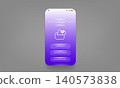 Purple White Super App Login Mobile UI Template 140573838