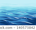 Abstract ocean background with blue waves. 140573842