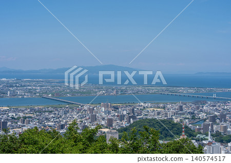 [德島] 眉山山頂附近的景色 140574517