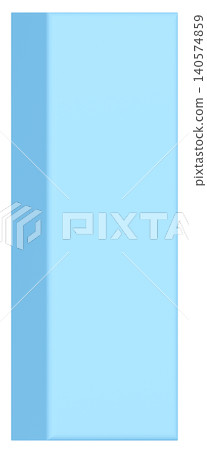 3D材質_字母_I_淺藍色 3D材質_字母_I_淺藍色 140574859