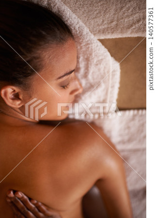 Spa, massage and salon treatment for female person, masseur and luxury body care. Relaxation, pamper or stress relief for woman client, physiotherapy and wellness for muscle and holistic health Spa, massage and salon treatment for female person, masseur and luxury body care. Relaxation, pamper or stress relief for woman client, physiotherapy and wellness for muscle and holistic health 140577361