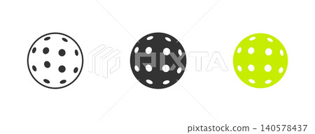 Pickleball ball svg, Pickleball ball silhouette, Pickleball svg, Pickleball illustration, Pickleball outline, Pickleball flat icon. 140578437