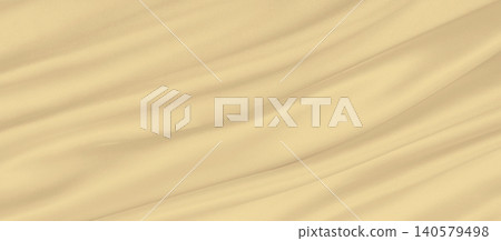Smooth elegant golden silk or satin luxury cloth texture as wedding background. Luxurious background design. In Sepia toned. Retro style 140579498