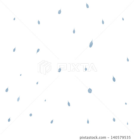 Seamless watercolor pattern with blue raindrops falling on white background, for nursery textiles, baby wallpapers, and cute fabric designs Seamless watercolor pattern with blue raindrops falling on white background, for nursery textiles, baby wallpapers, and cute fabric designs 140579535