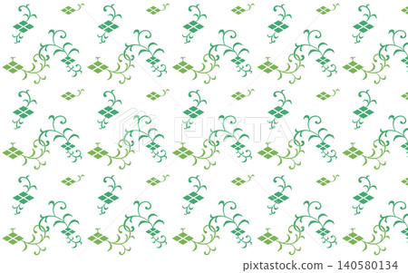 Seamless, colorful, and stylish Japanese pattern. Four-diamond arabesque design. Seamless, colorful, and stylish Japanese pattern. Four-diamond arabesque design. 140580134