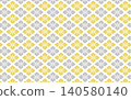 Seamless, colorful, and stylish Japanese pattern. Floral diamond pattern. 140580140