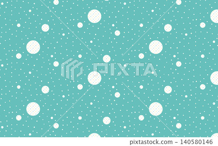 Seamless, colorful, and stylish Japanese pattern. Arare Komon (hailstone pattern). 140580146