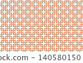 Seamless, colorful, and stylish Japanese pattern. (Corner-connected design.) 140580150