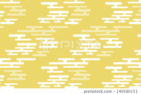 Seamless, colorful, and stylish Japanese pattern. Kasumi (mist) pattern. 140580151