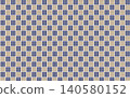 Seamless, colorful, and stylish Japanese pattern. Three-part design. 140580152