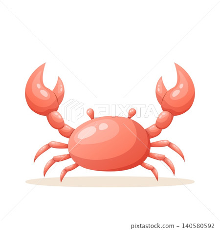 Vector illustration of a sea crab Vector illustration of a sea crab 140580592