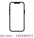 Simple bordered icons for smartphones 140580972