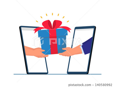 Sending Digital Gifts and Online Rewards Through Smartphone Screens Sending Digital Gifts and Online Rewards Through Smartphone Screens 140580992