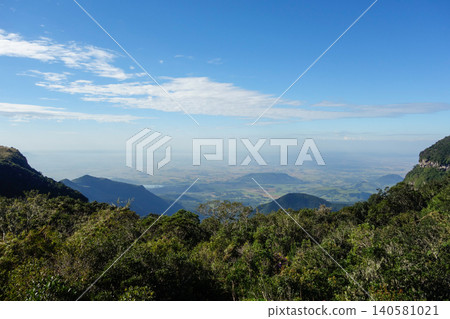 panoramic wide view of mountainous region in Gramado, RS, Brazil panoramic wide view of mountainous region in Gramado, RS, Brazil 140581021