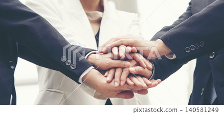 Banner Partners hands together teamwork group of business people meeting in firm company office. Panorama Diversity Hands join empower partner teams connection Mergers acquisitions social community Banner Partners hands together teamwork group of business people meeting in firm company office. Panorama Diversity Hands join empower partner teams connection Mergers acquisitions social community 140581249