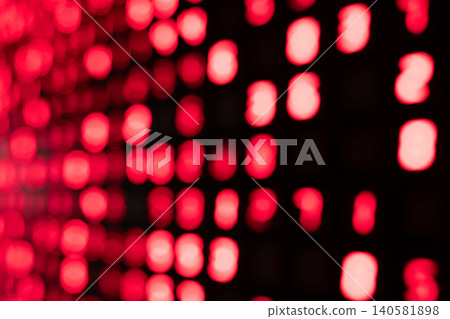 紅色數位燈、LED、人工智慧、網路攻擊 - 圖片 140581898