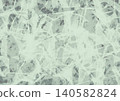 A dull green, porous, sponge-like texture 140582824