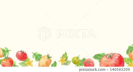 水彩番茄畫框 水彩番茄畫框 140583209