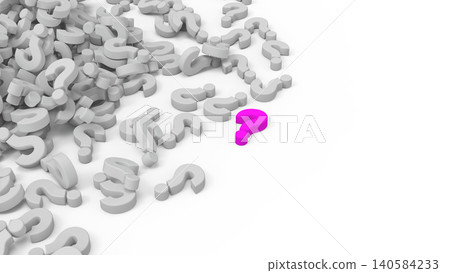 A collection of abstract question marks representing solutions or differentiation, on a white background, for presentation cover pages. A collection of abstract question marks representing solutions or differentiation, on a white background, for presentation cover pages. 140584233