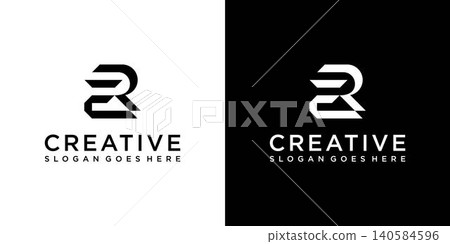 ER or RE initial letter logo design vector ER or RE initial letter logo design vector 140584596
