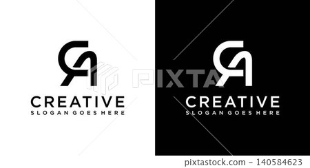 CA or AC initial letter logo design vector CA or AC initial letter logo design vector 140584623