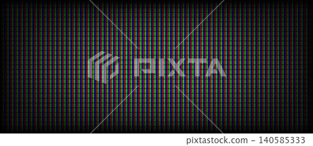 Fading RGB screen pixel background. LCD display grid dots wallpaper. LED TV screen pattern. Red Green Blue diode pixels videowall concept. Projector or television monitor texture backdrop. Vector Fading RGB screen pixel background. LCD display grid dots wallpaper. LED TV screen pattern. Red Green Blue diode pixels videowall concept. Projector or television monitor texture backdrop. Vector 140585333