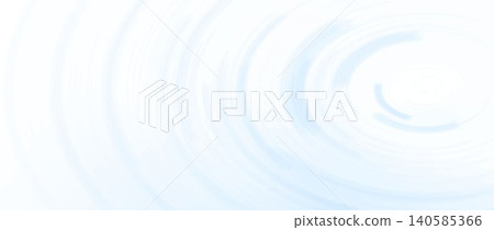 Blue blurry rippled surface background. Water texture effect. Curved waves wallpaper for quiet summer or spring poster. Abstract drop splash pattern concept. Vector calm blurred universal backdrop 140585366