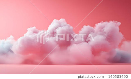 smoke on red background 140585490