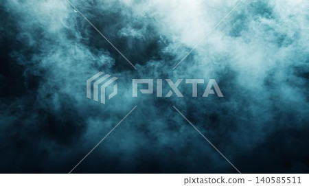 abstract smoke on blue background 140585511