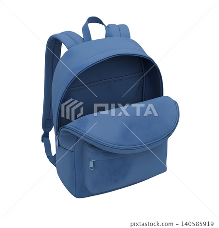 backpack isolated on the white background 140585919
