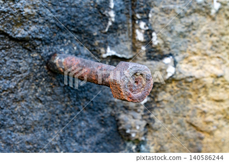 Severely rusted bolt 140586244