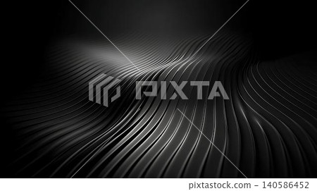 3d rendering background of glowing particles that form curved lines and glowing fiber structure 3d rendering background of glowing particles that form curved lines and glowing fiber structure 140586452