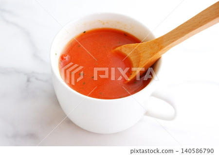 Tomato soup - Addictive tomato soup with sourness and richness Tomato soup - Addictive tomato soup with sourness and richness 140586790