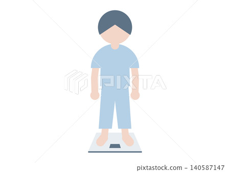 Person to measure weight Person to measure weight 140587147