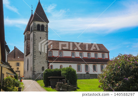 Basilica of Sts. Peter and Paul on Island of Reichenau, Lake Constance, Baden-Wuerttemberg, Germany Basilica of Sts. Peter and Paul on Island of Reichenau, Lake Constance, Baden-Wuerttemberg, Germany 140588297