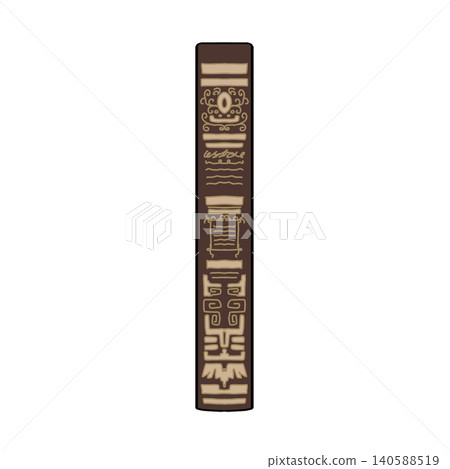 The spine of a fantasy book (brown) 140588519